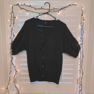 Talbots black short sleeve sweater